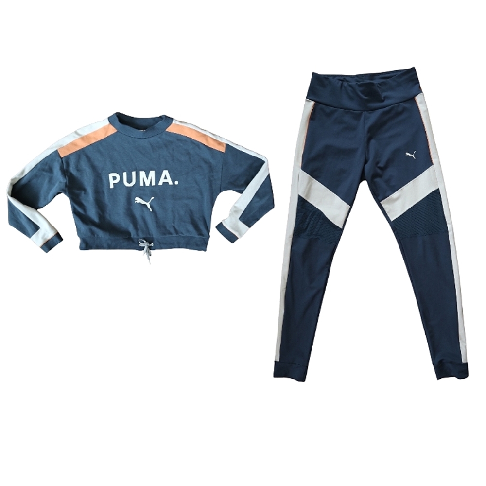 Puma Athletic Set, Puma Leggings and Sweatshirt